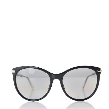 Gucci Crystal Bamboo Cat Eye Sunglasses GG3771 Black Gold 2 of 10