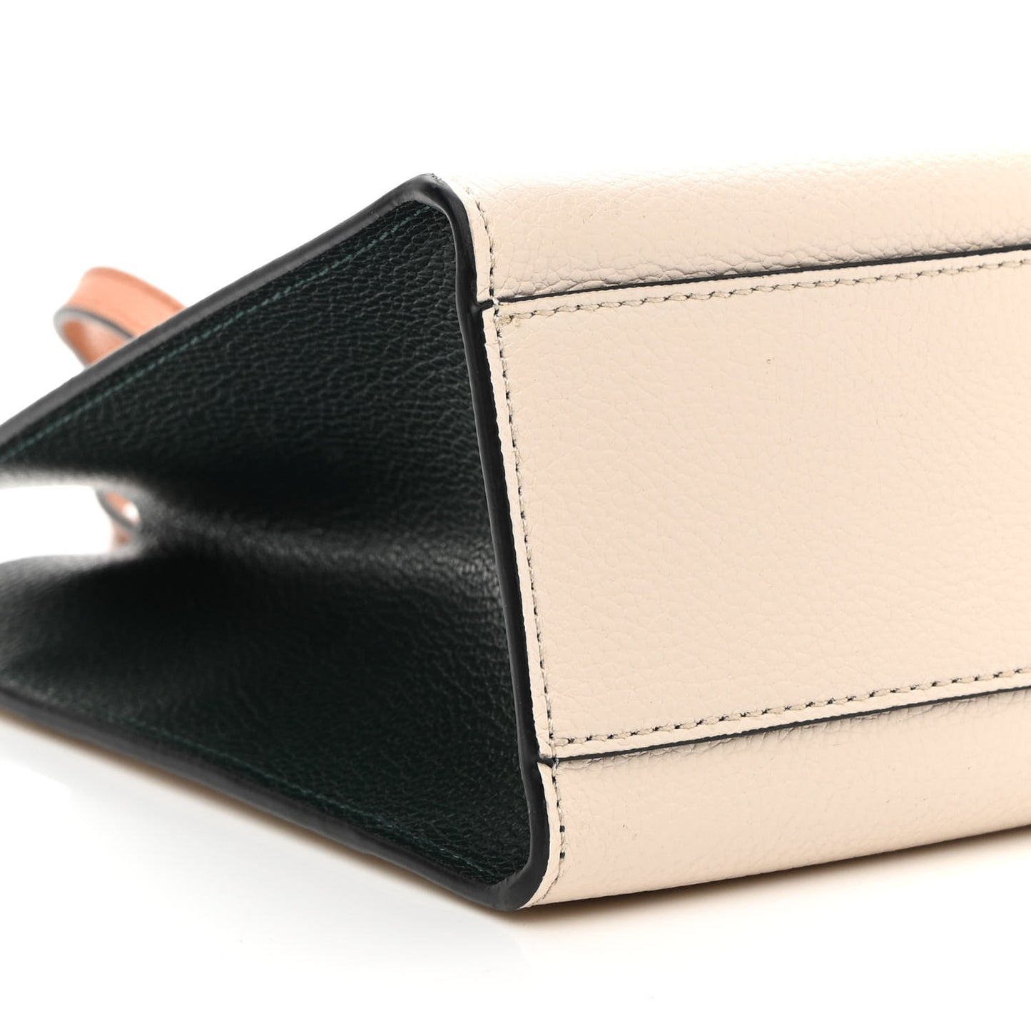 Calfskin Mini Grind Tote Bag Sandshell Multicolor
