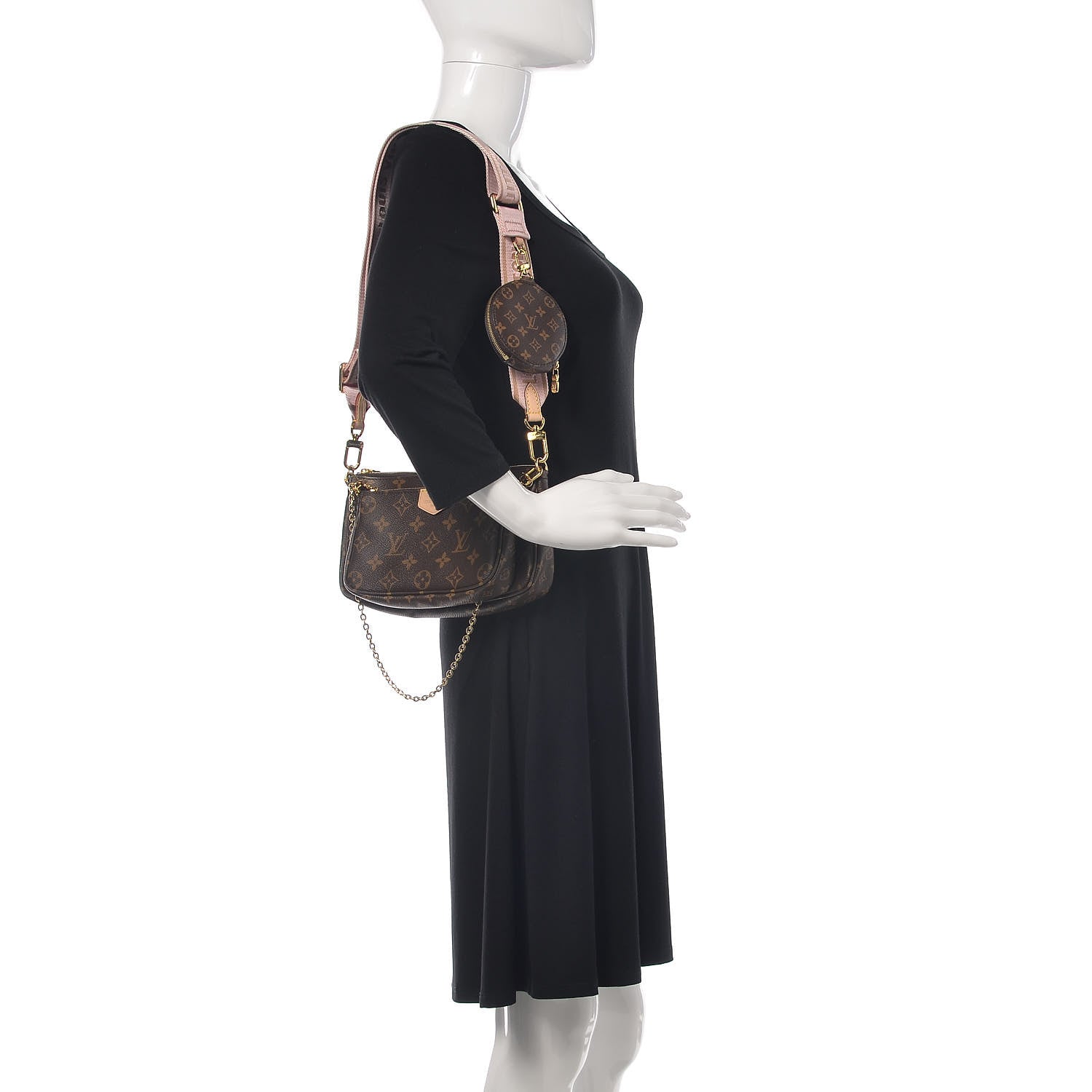 Louis Vuitton Monogram Multi Pochette Accessories Rose Clair 2 of 10