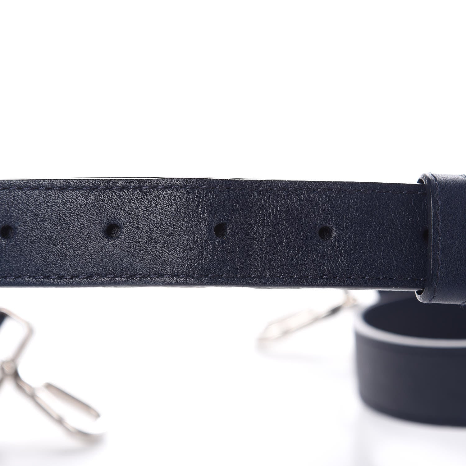 Christian Dior Lambskin Lady Dior Adjustable Shoulder Strap Blue 4 of 4