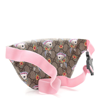 Gucci GG Supreme Monogram Childrens Bunny Print Belt Bag Multicolor 3 of 10