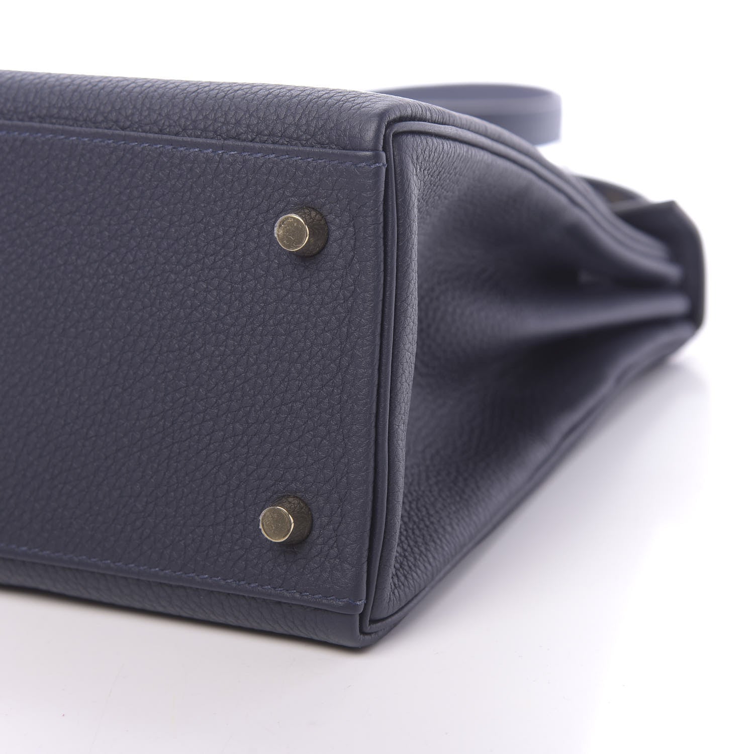 Hermes Togo Kelly Retourne 28 Bleu Nuit 10 of 11