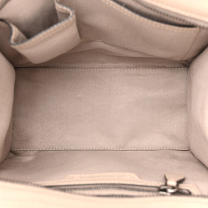 Celine Drummed Calfskin Micro Luggage Dune 5 of 14