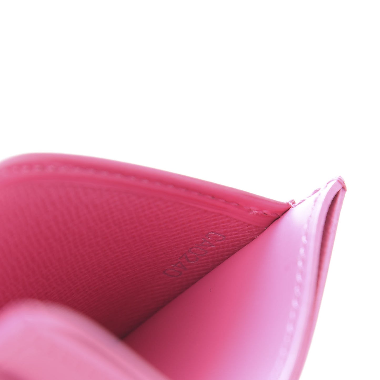 Epi Card Holder Hot Pink
