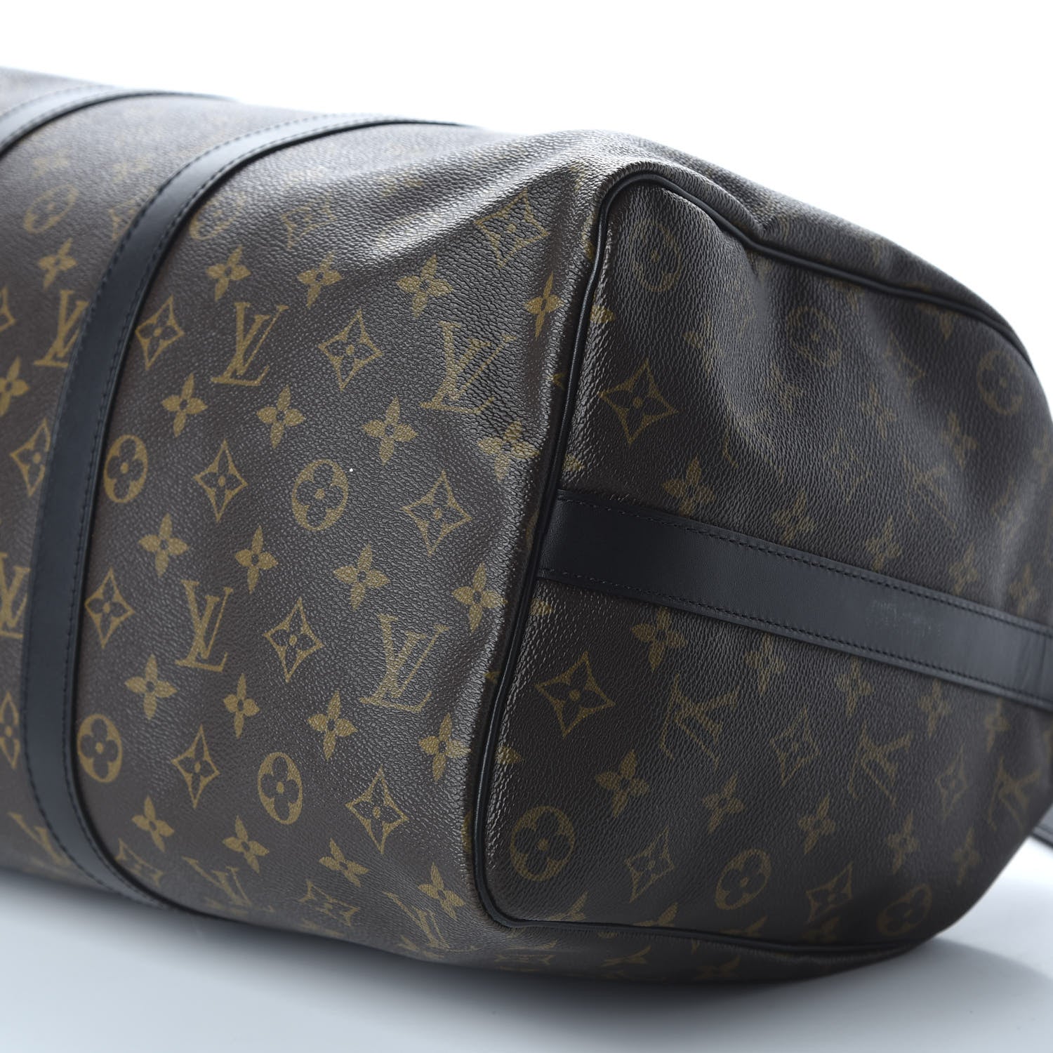 Louis Vuitton Monogram Macassar Keepall Bandouliere 45 5 of 9