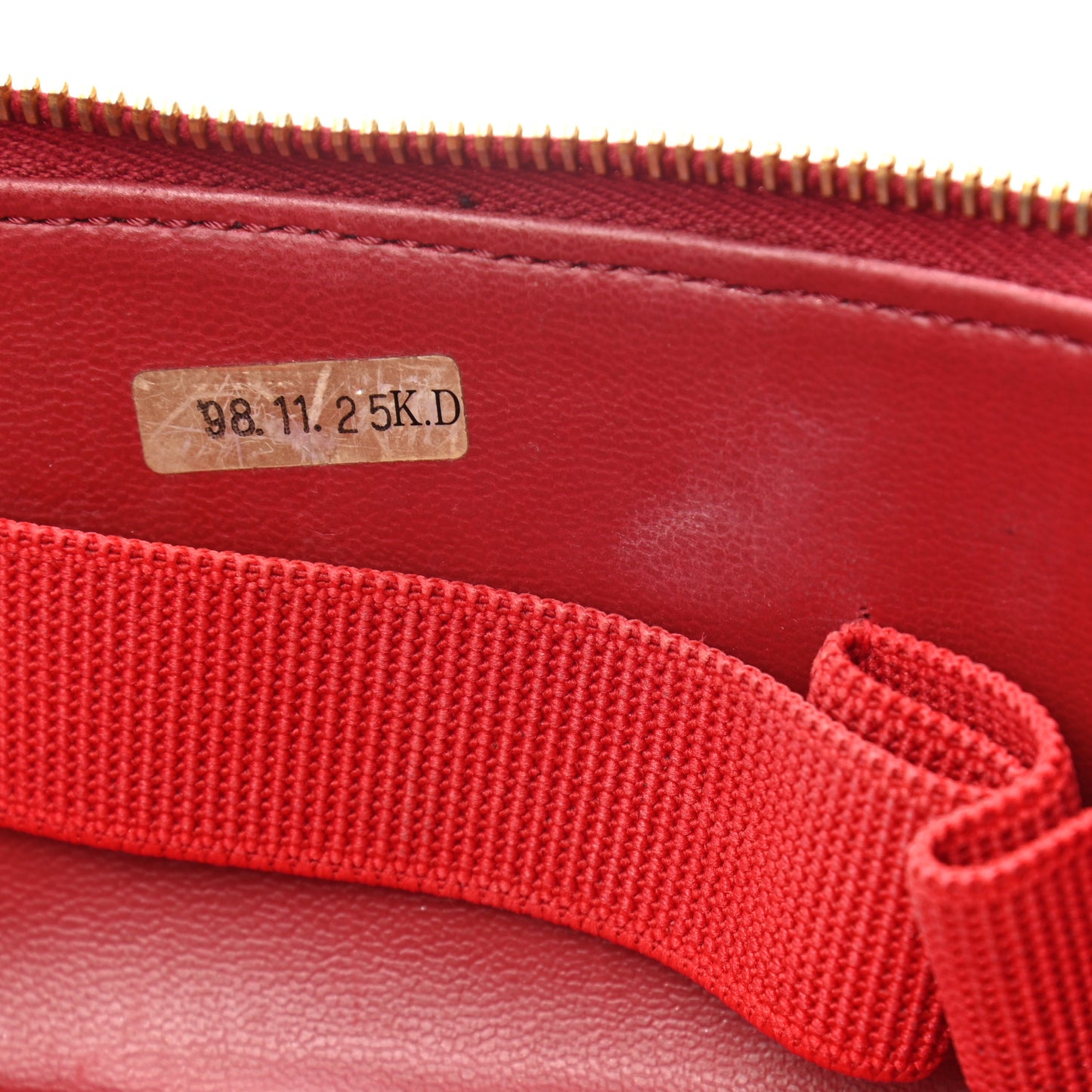 Caviar Vanity Cosmetic Case Red