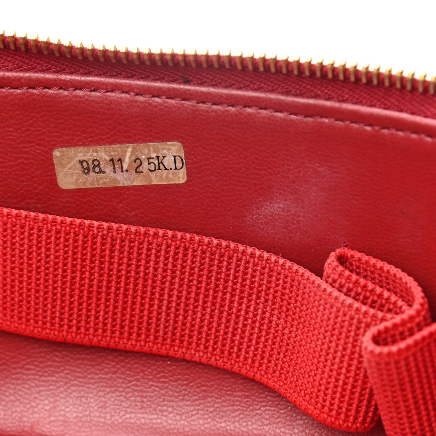 Chanel Caviar Vanity Cosmetic Case Red 9 of 12