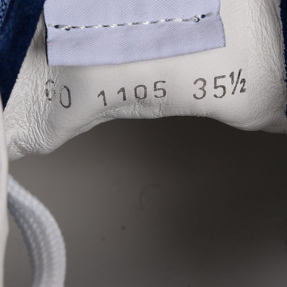 Louis Vuitton Suede Run Away Sneakers 35.5 Blue 7 of 11
