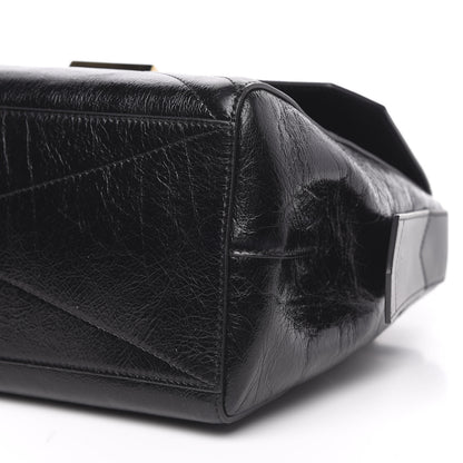 Givenchy Creased Patent Calfskin Medium ID Flap Black 9 of 9