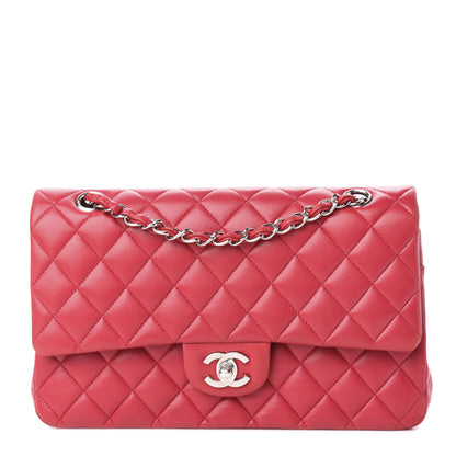 Chanel Lambskin Quilted Medium Double Flap Red 1 of 13