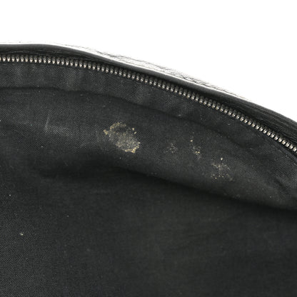 Balenciaga Smooth Calfskin Logo Large Everyday Beltpack Black White 12 of 15