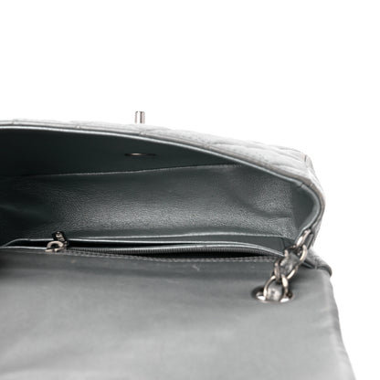 Chanel Metallic Calfskin Quilted Mini Rectangular Flap Ruthenium 5 of 15
