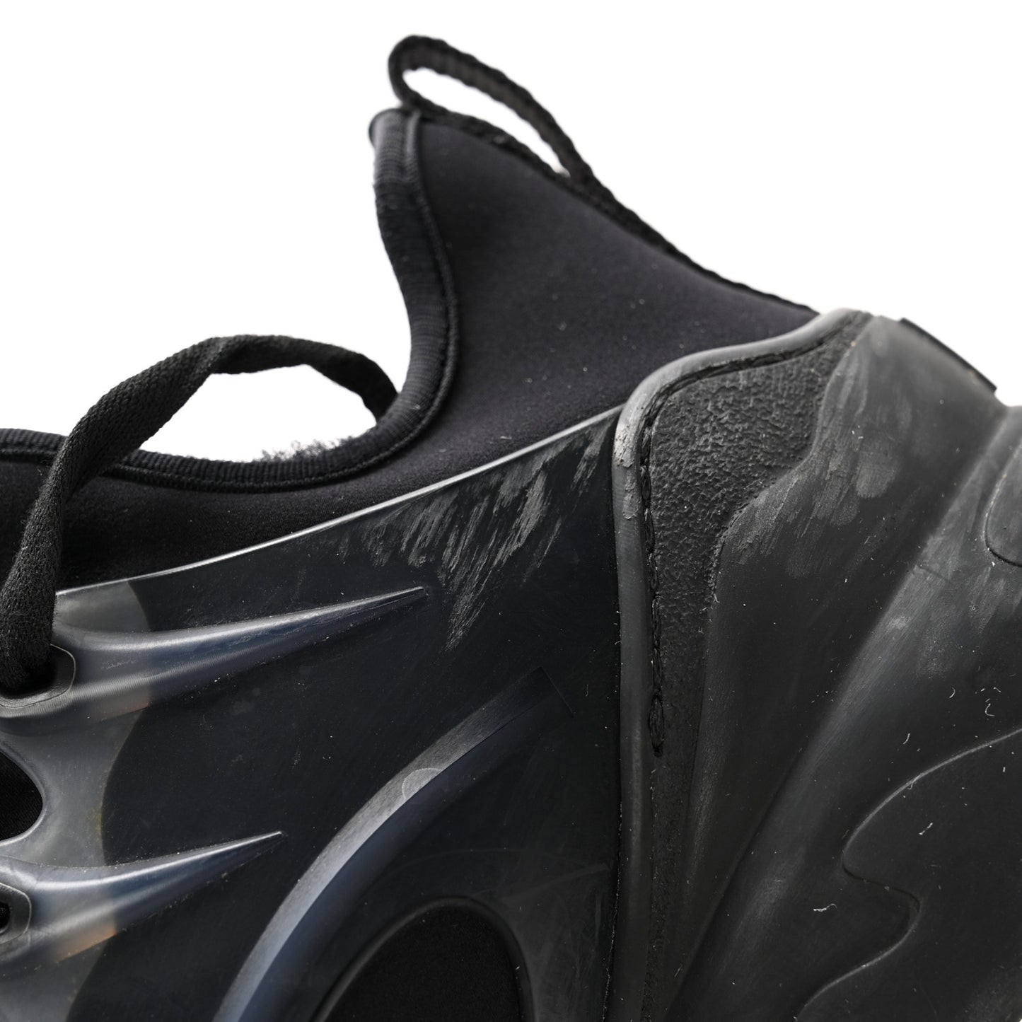 Neoprene Rubber Womens D-Connect Sneakers 36 Black