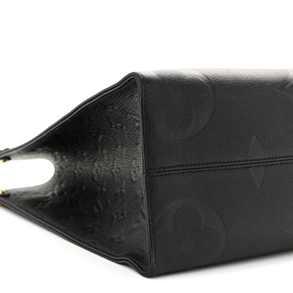 Louis Vuitton Empreinte Monogram Giant Onthego MM Black Black 8 of 11