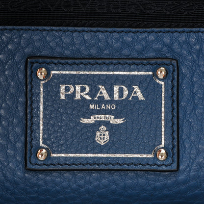 Prada Vitello Daino Tote Cobalto 6 of 8
