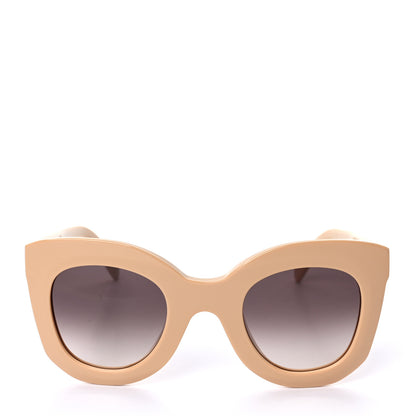 Celine Acetate Cat Eye Sunglasses CL4005IN Beige 2 of 6