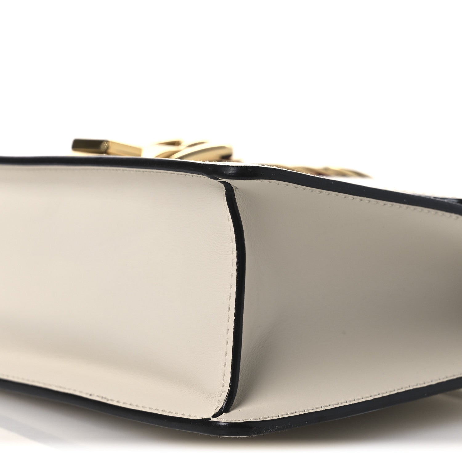 Gucci Calfskin Small Sylvie Shoulder Bag Off White 10 of 13