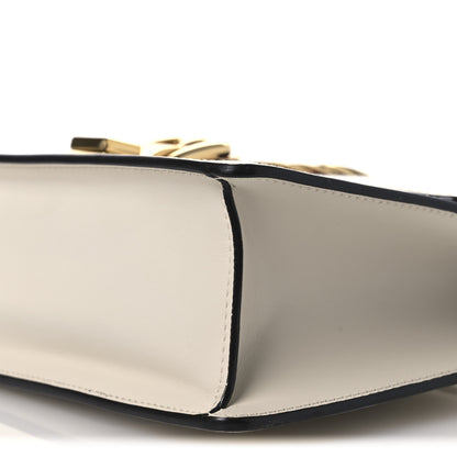 Gucci Calfskin Small Sylvie Shoulder Bag Off White 10 of 13