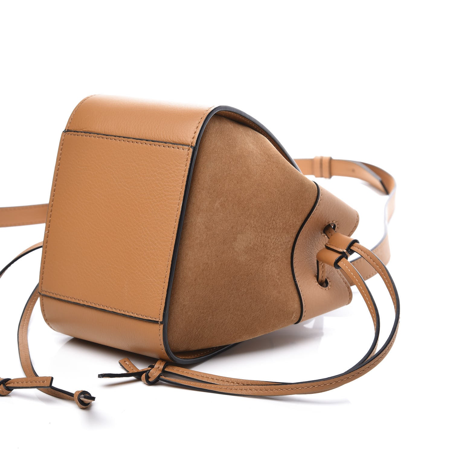 Loewe Calfskin Nubuck Mini Hammock Shoulder Bag Honey 8 of 12