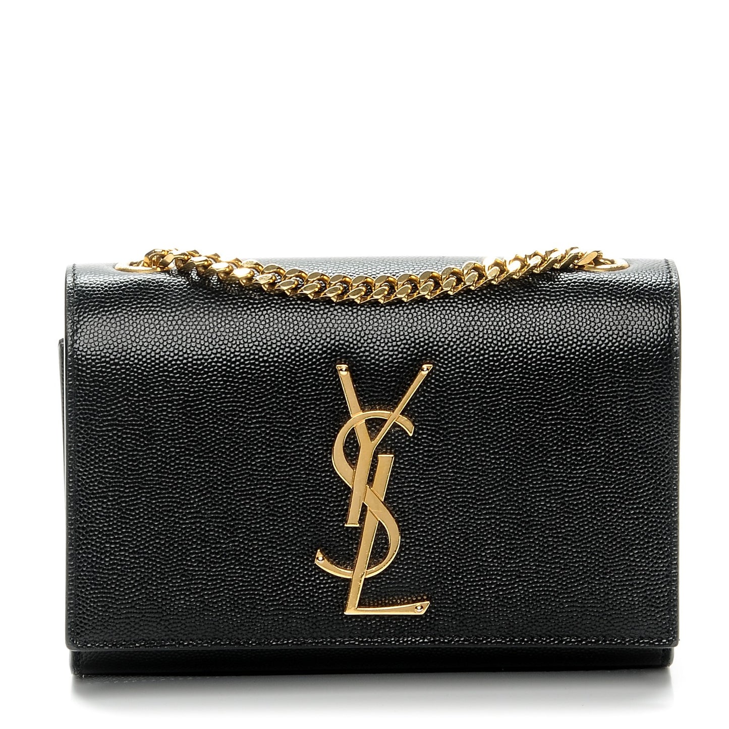 Grain De Poudre Small Monogram Kate Satchel Black