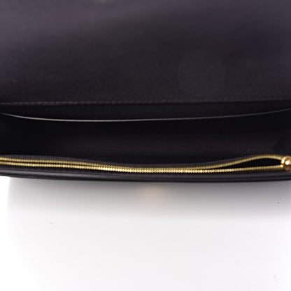 Louis Vuitton Patent Louise Clutch Black 5 of 9