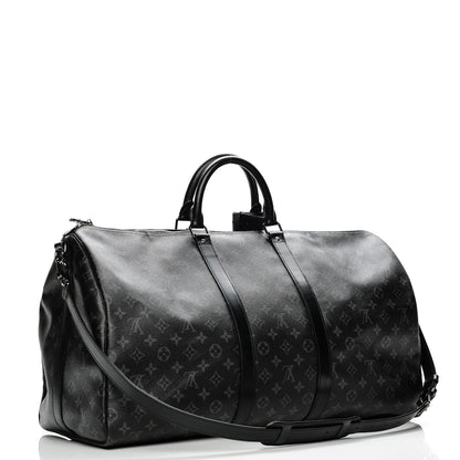 Louis Vuitton Monogram Eclipse Keepall Bandouliere 55 3 of 9