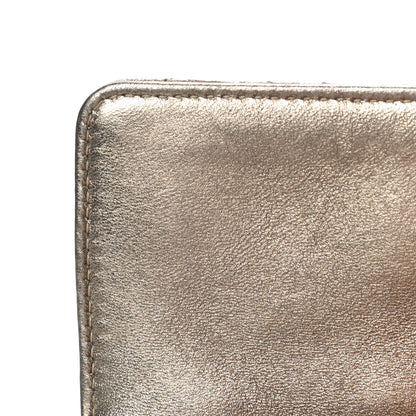 Christian Dior Metallic Lambskin Cannage Miss Dior Promenade Pouch Gold 12 of 12
