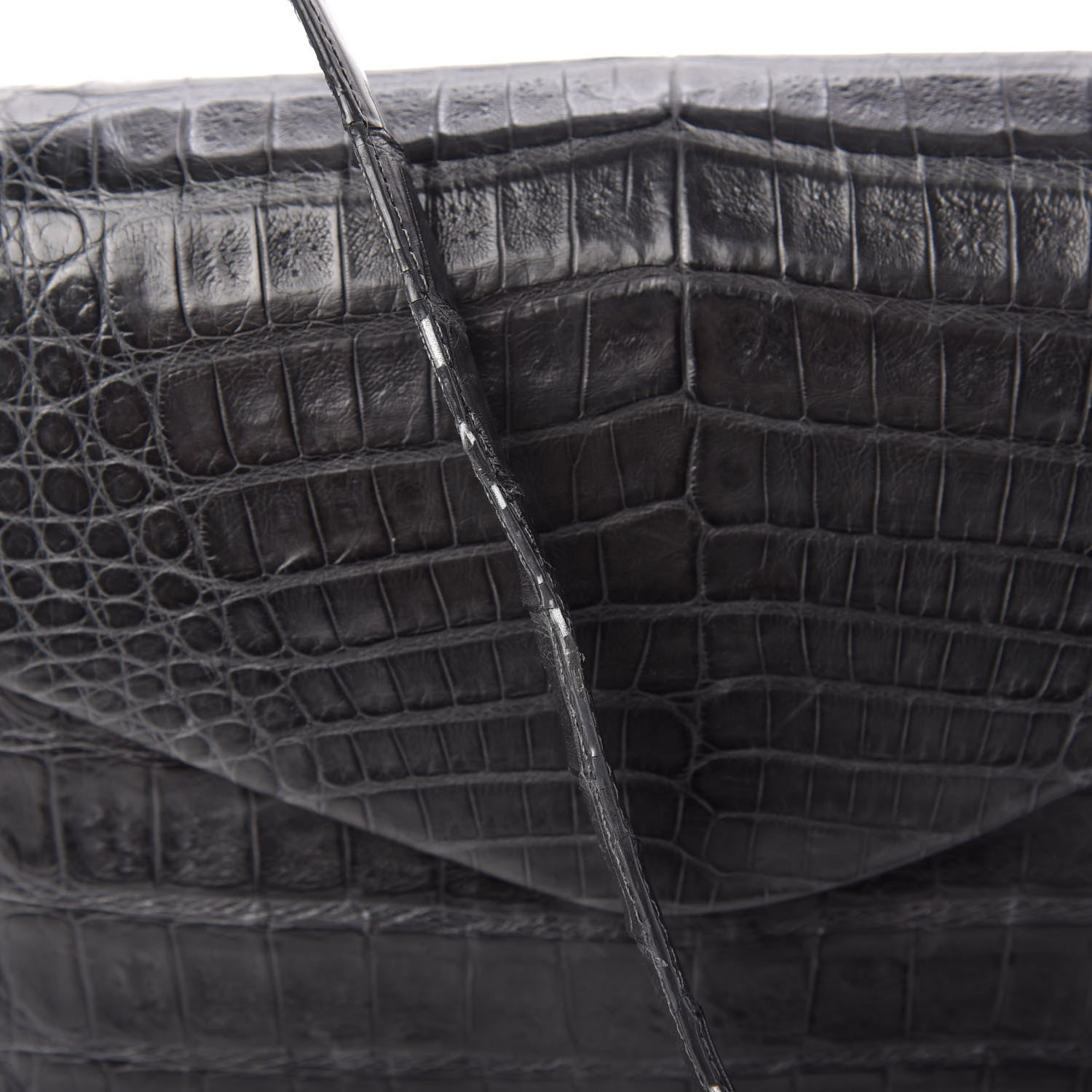 Nancy Gonzalez Crocodile Shoulder Bag Grey 13 of 15