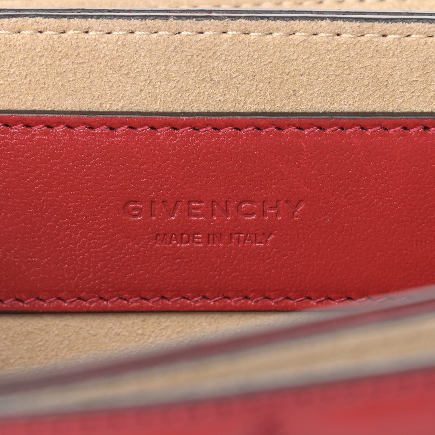 Goatskin Quilted Small GV3 Shoulder Bag Vermilion