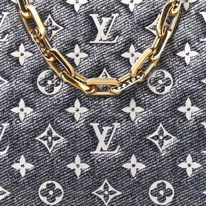 Louis Vuitton Lambskin Printed Monoglam Coussin PM Blue 8 of 10