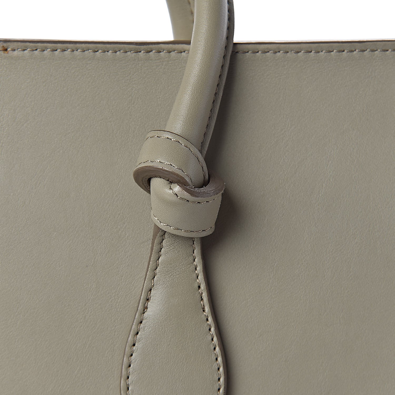 Celine Smooth Calfskin Mini Tie Knot Tote Light Taupe 18 of 20