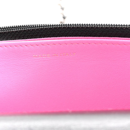 Chanel Fabric Printed Chanel 19 Wallet On Chain WOC Black Multicolor 7 of 12