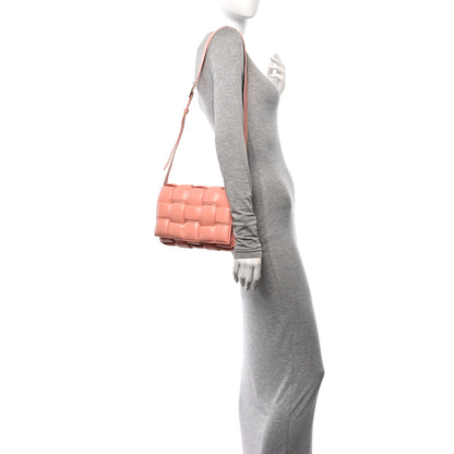 Bottega Veneta Nappa Maxi Intreccio Padded Cassette Crossbody Bag Peachy 2 of 9