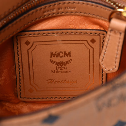 MCM Visetos Mini Heritage Crossbody Cognac 6 of 12