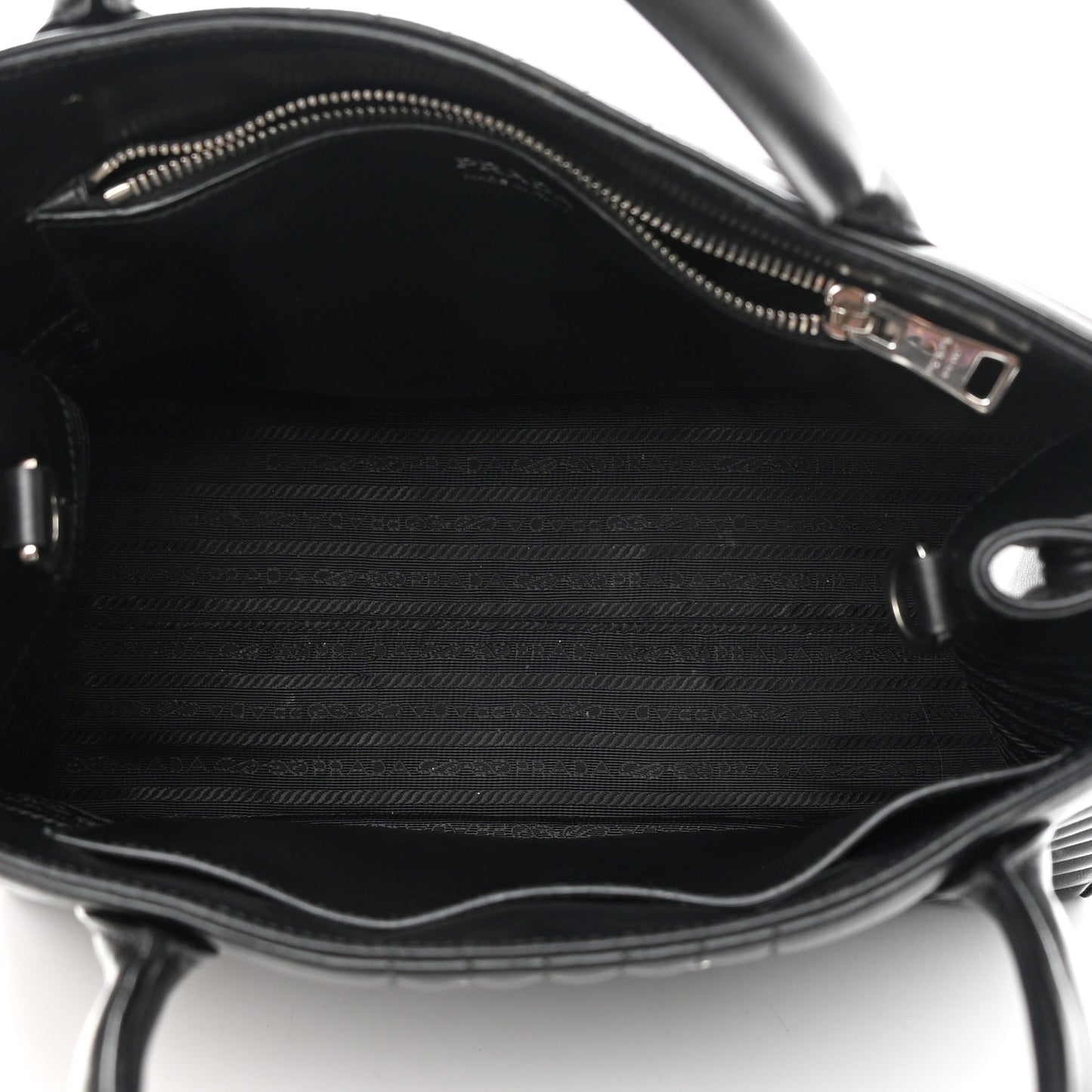 Soft Calfskin Impunture Diagramme Tote Black