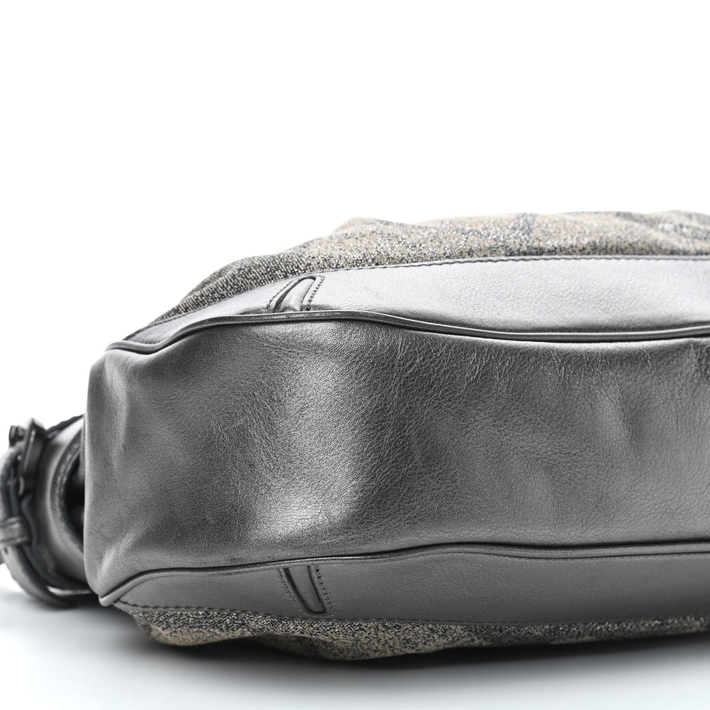 Shimmer Check Medium Fairby Hobo Pewter