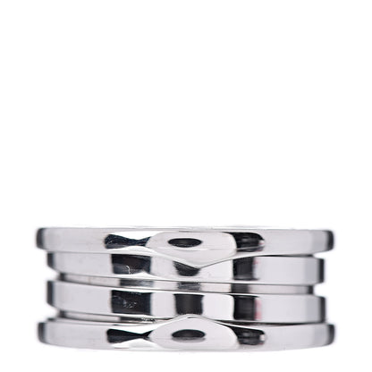Bulgari 18K White Gold B.Zero1 Three-Band Ring 56 7.5 1 of 4