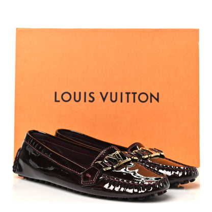Louis Vuitton Patent Calfskin Oxford Loafers 40 Rouge Fauviste 9 of 9
