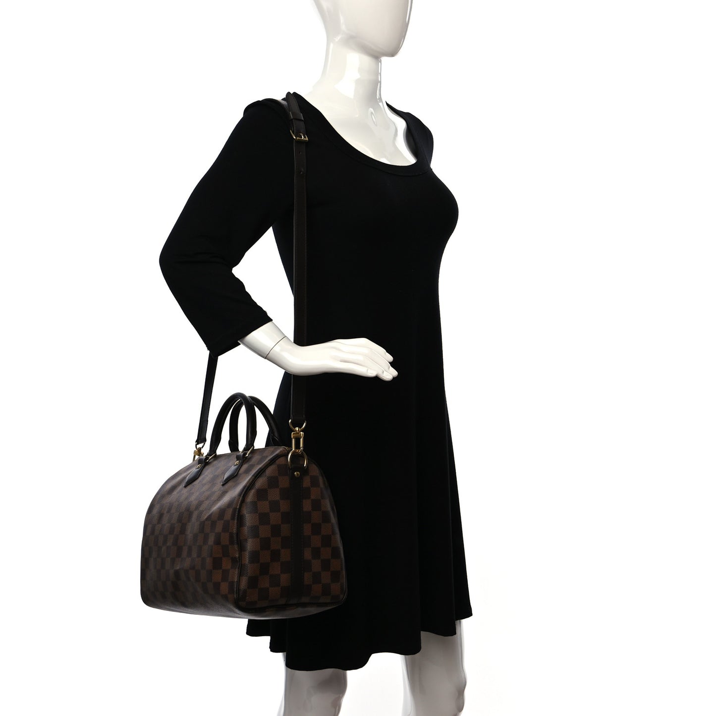 Damier Ebene Speedy Bandouliere 35