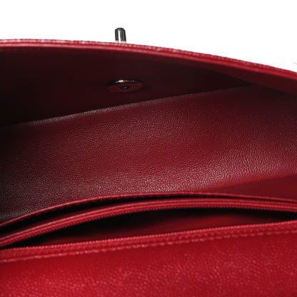 Chanel Caviar Quilted Mini Rectangular Flap Red 5 of 9