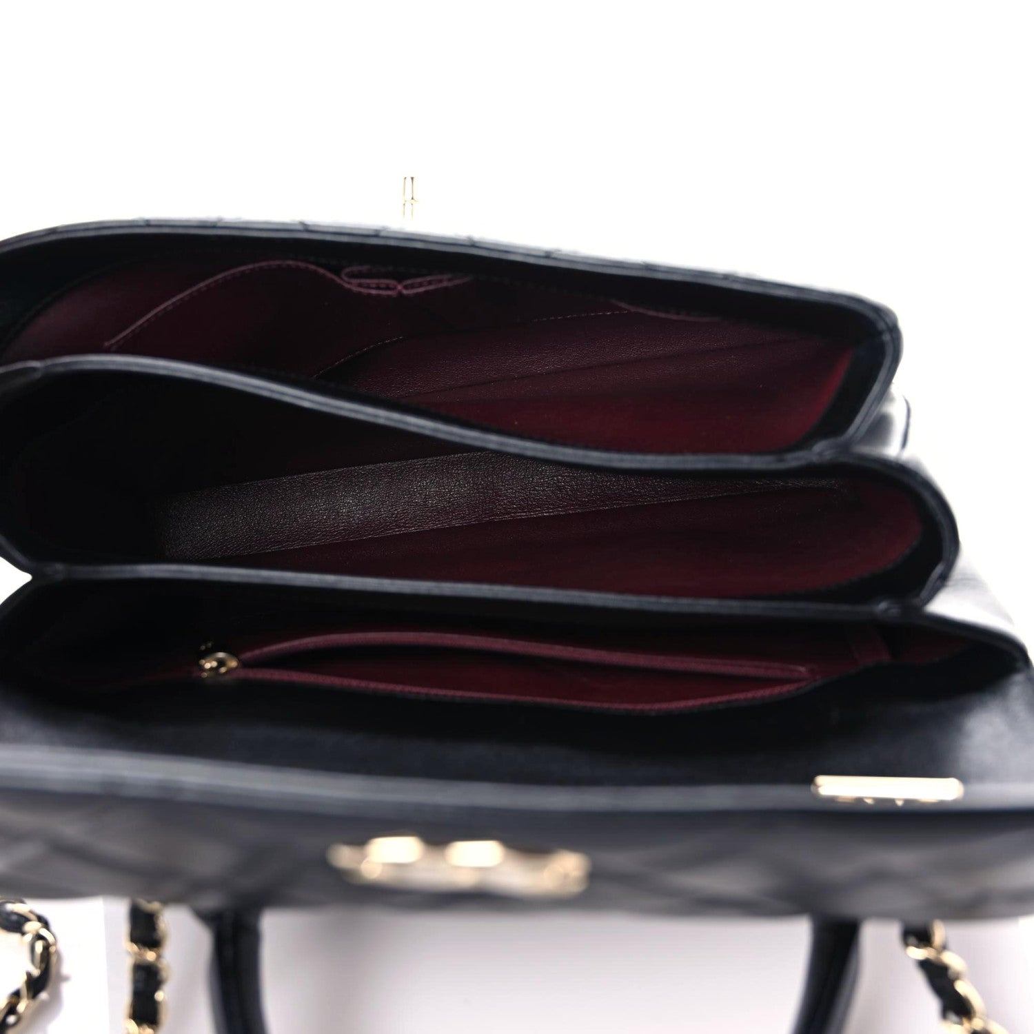 Chanel Lambskin Quilted Medium Trendy CC Flap Dual Handle Bag Black 11 of 15
