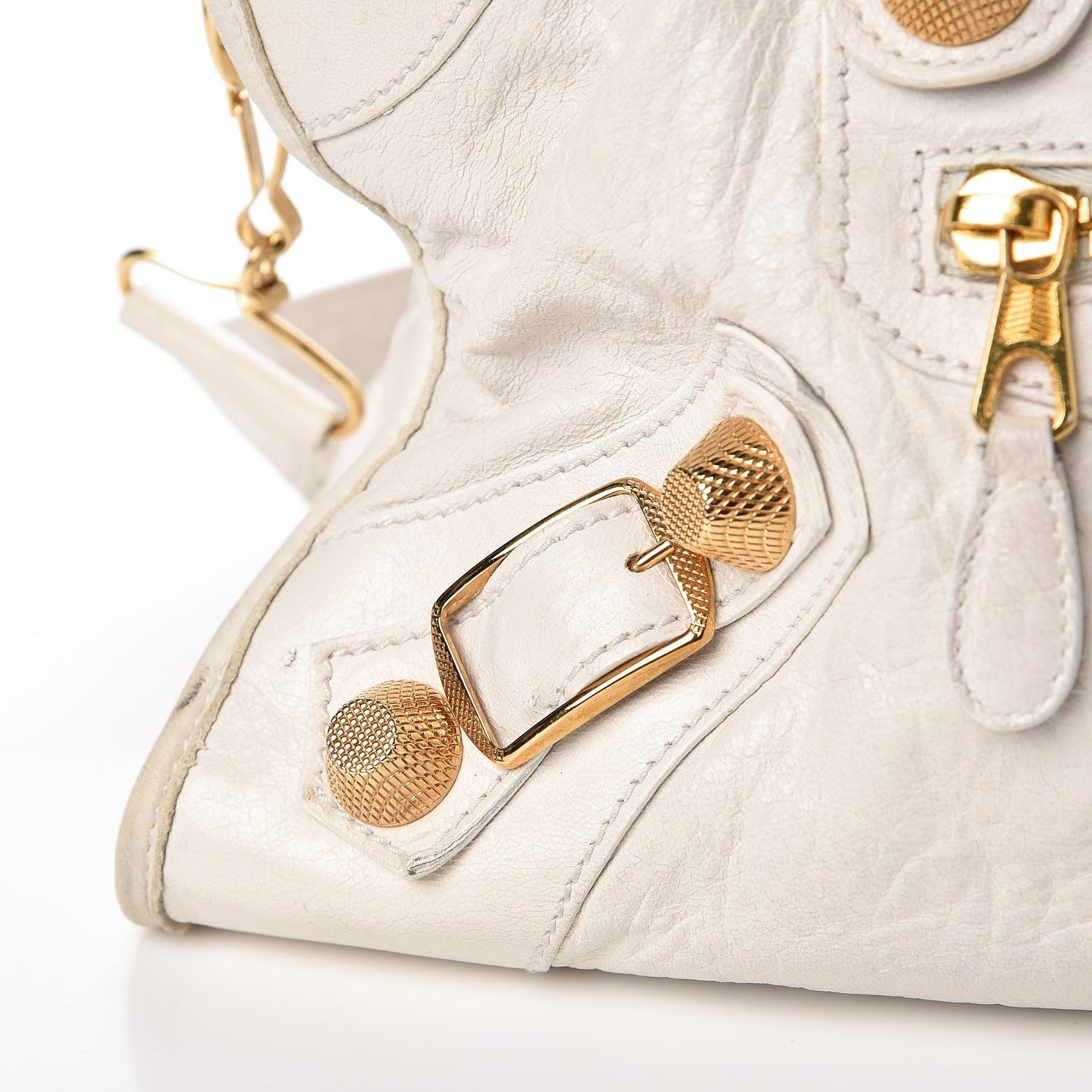 Balenciaga Agneau Giant 21 Gold Hardware Part Time White 21 of 32