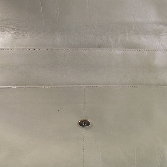 Bottega Veneta Leather Clutch Cream 5 of 6