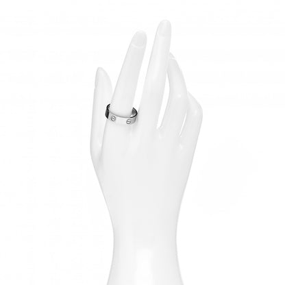 Cartier 18K White Gold 5.5mm LOVE Ring 62 10 2 of 4
