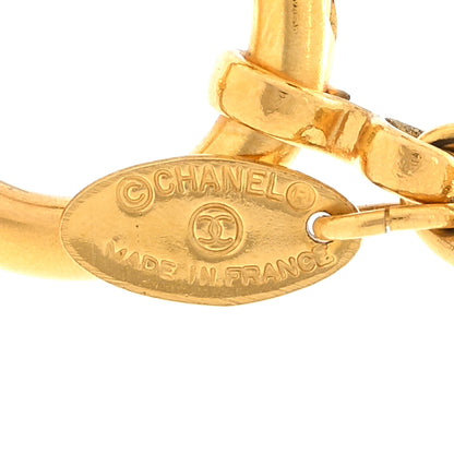 Chanel Metal ID Dog Tag Rue Cambon Necklace Gold 4 of 5