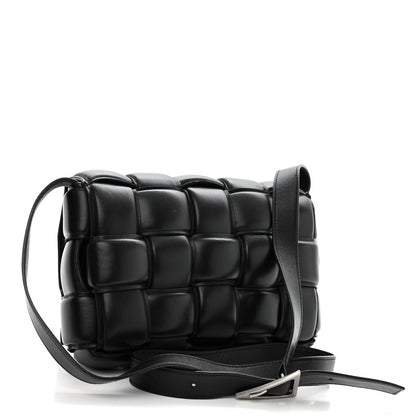 Bottega Veneta Nappa Maxi Intreccio Padded Cassette Crossbody Bag Black 3 of 11