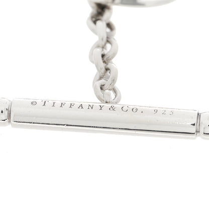 Tiffany Sterling Silver Black Onyx Bead Toggle Bracelet 3 of 4