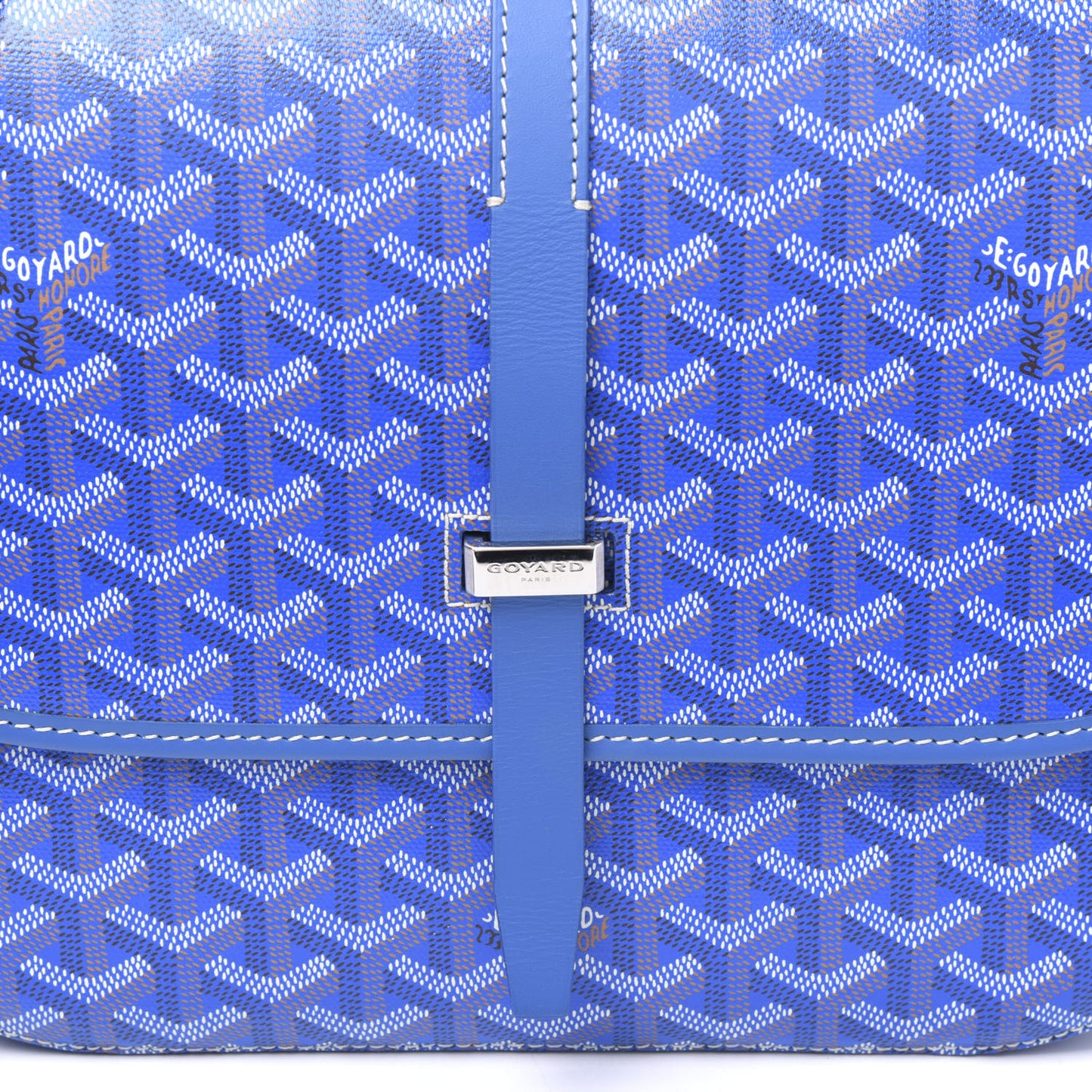 Goyardine Belvedere II MM Messenger Bag Sky Blue