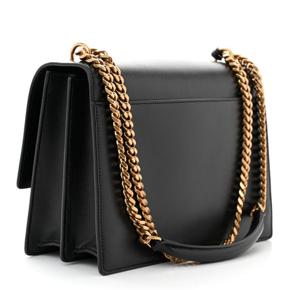 Saint Laurent Calfskin Large Monogram Sunset Black 3 of 9