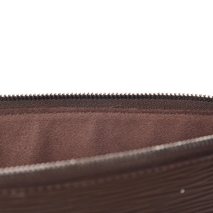 Louis Vuitton Epi Pochette Accessories 24 Moka 9 of 12